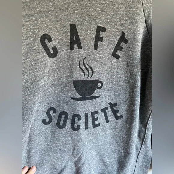 Sol ángeles café societe gray sweatshirt - Picture 3 of 8